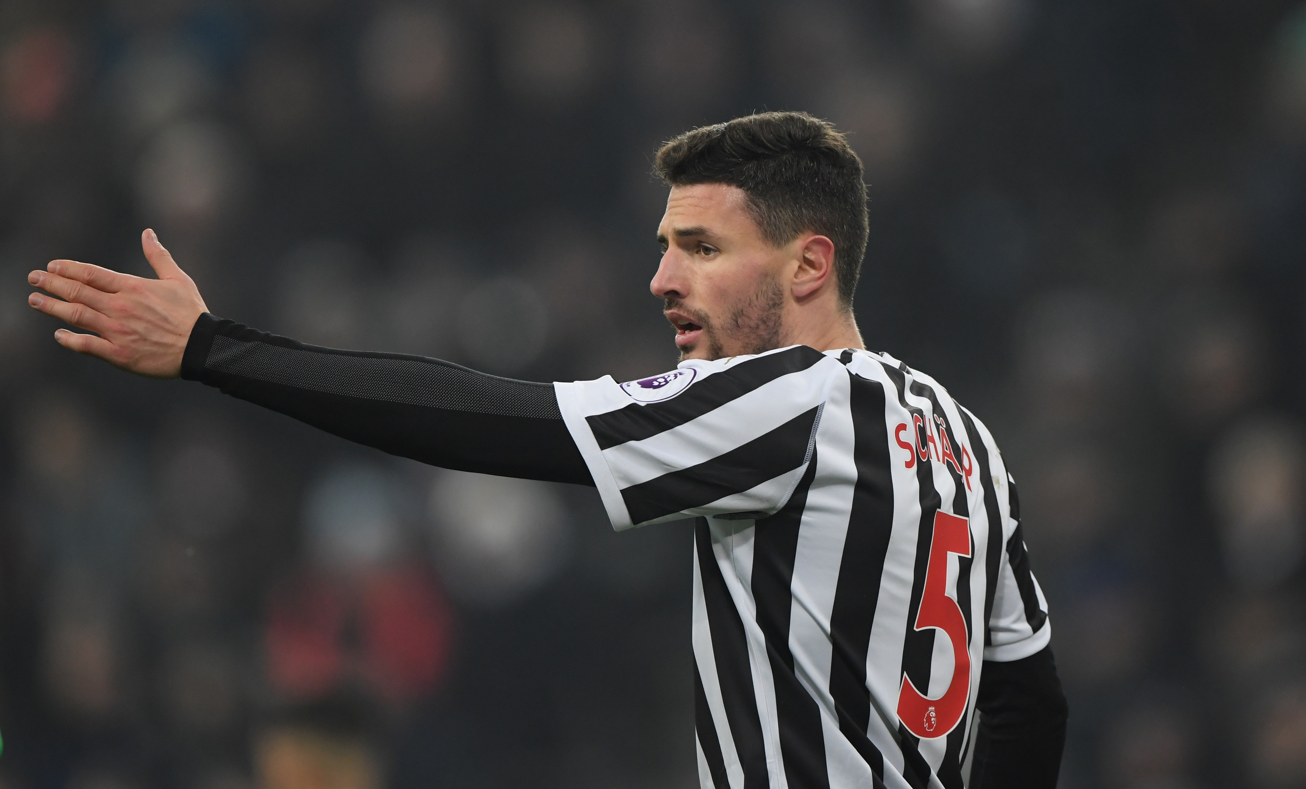 No Schär tomorrow for Newcastle. (Photo by Stu Forster/Getty Images)