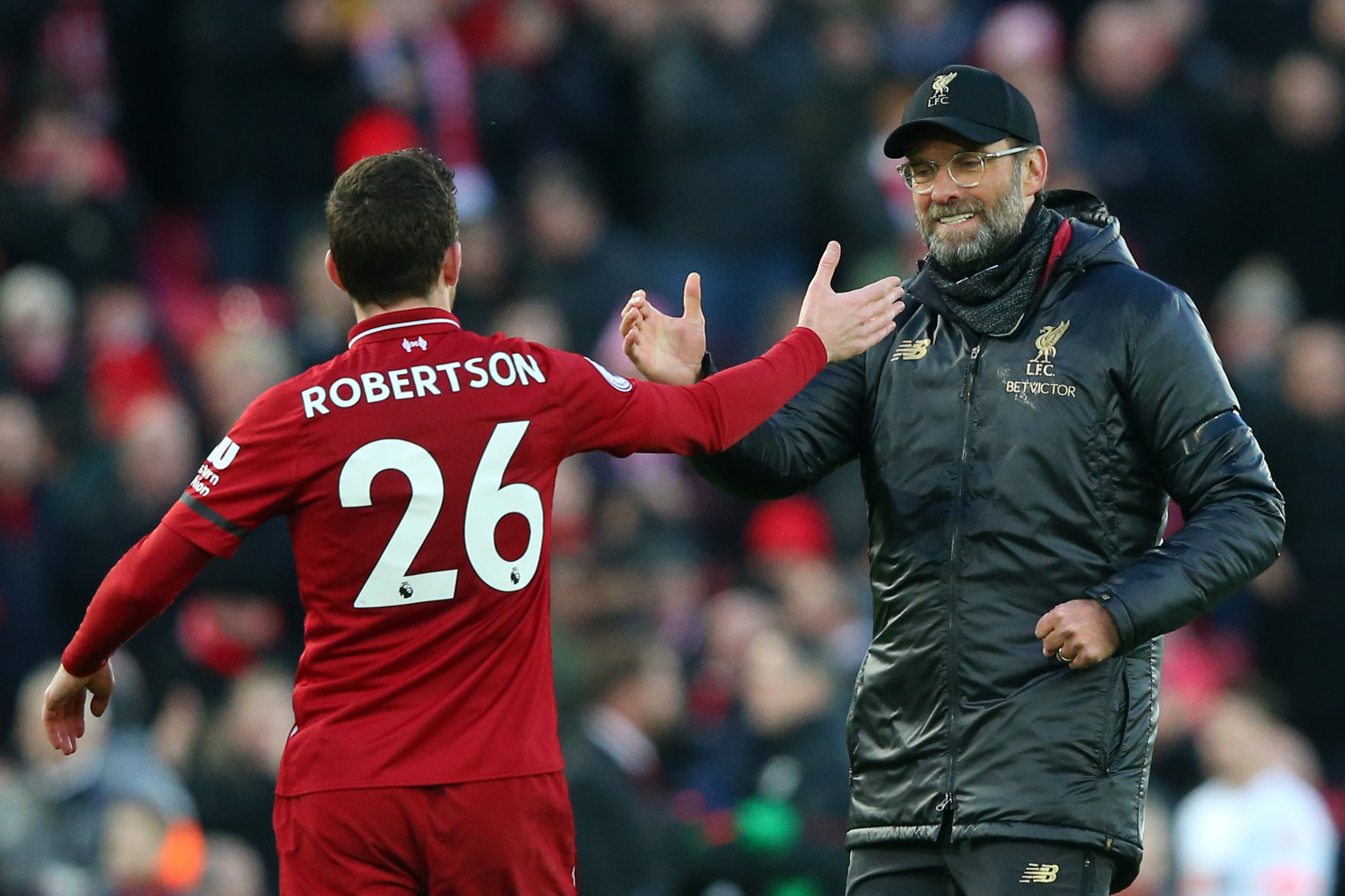 Klopp does not have a proper backup for Andrew Robertson (Photo by Alex Livesey/Getty Images)