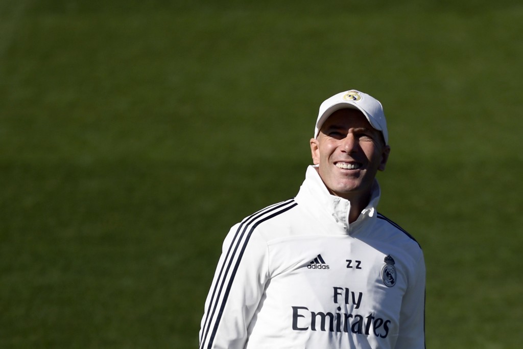 Zidane's back in the Real Madrid hotseat (Photo by GABRIEL BOUYS/AFP/Getty Images)