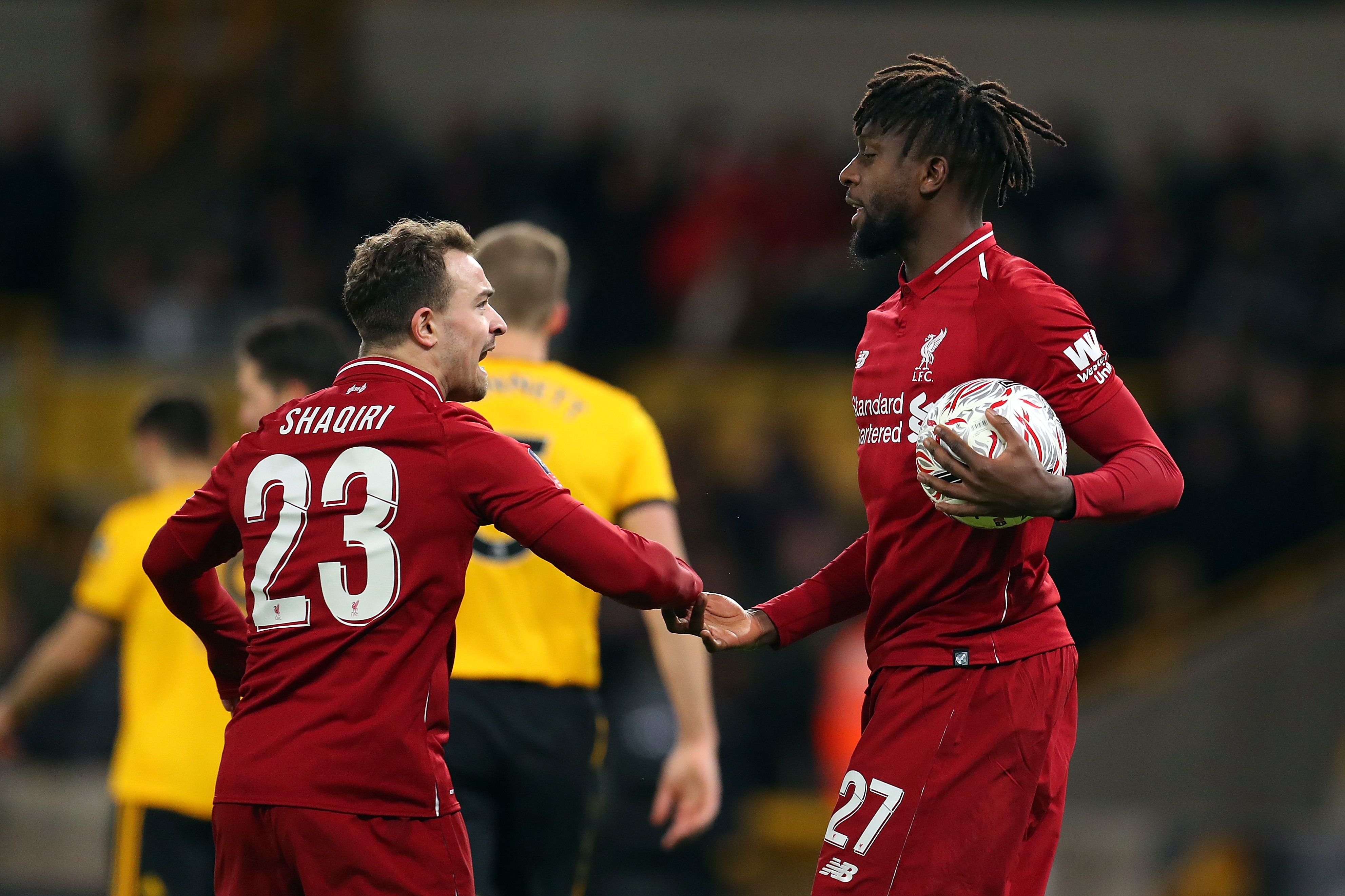 Origi has been selected ahead of Shaqiri in recent games. (Photo courtesy: AFP/Getty)