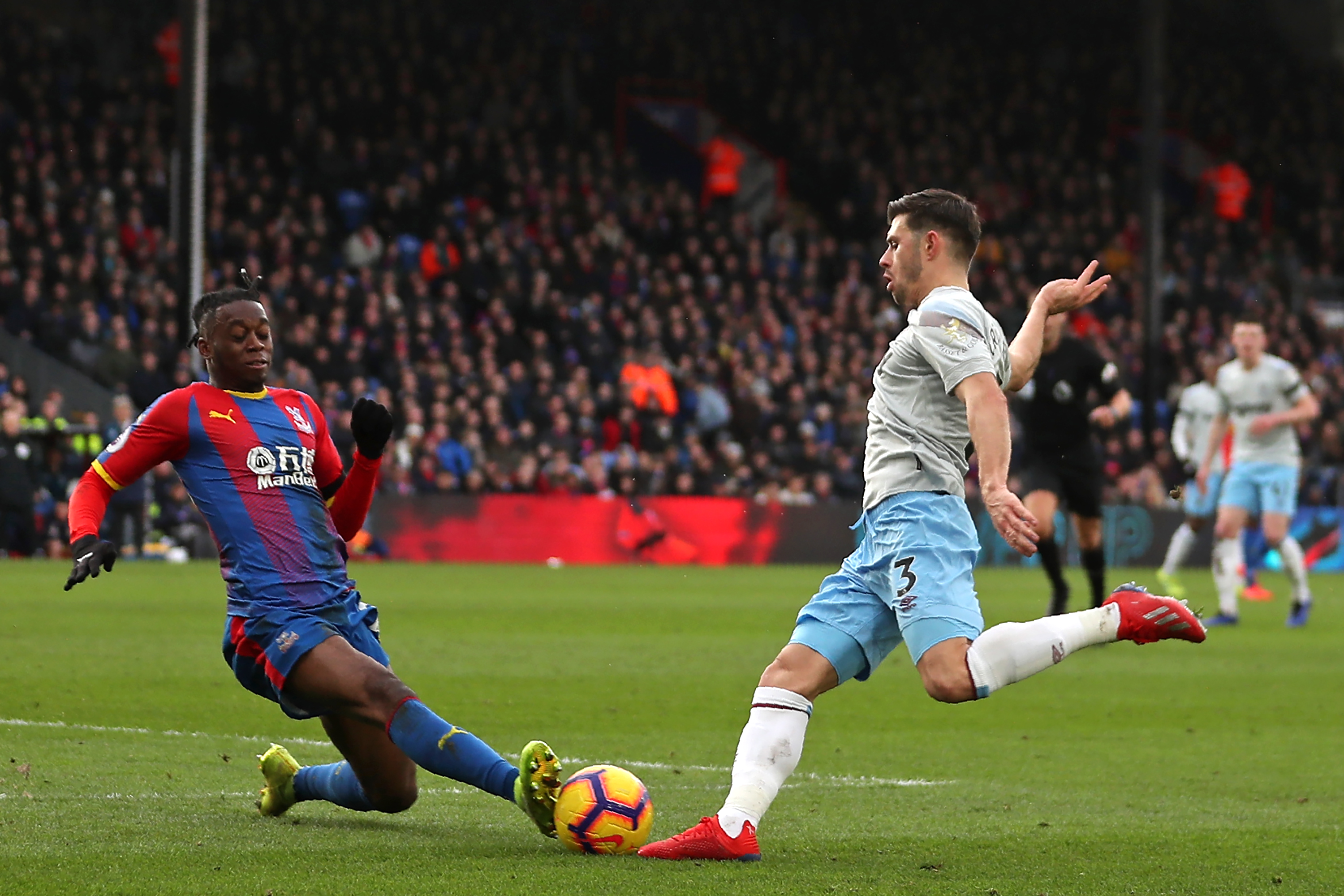 aaron Wan-Bissaka is attracting plenty of attention from big clubs. (Photo courtesy: AFP/Getty)