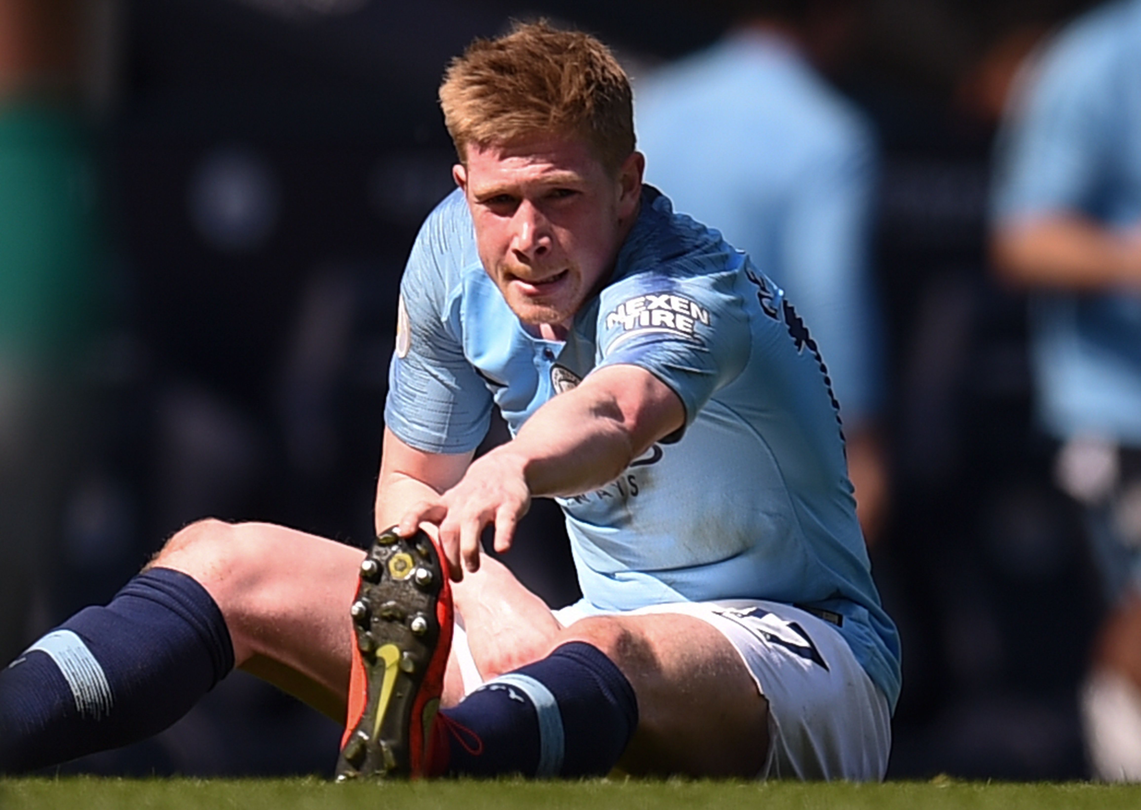 De Bruyne's injury a reason to worry for Manchester City (Photo by OLI SCARFF/AFP/Getty Images)