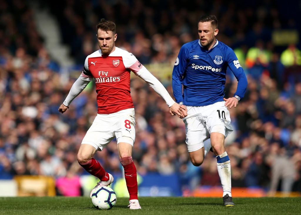 Ramsey was the only player who showed some sort of purpose. (Photo by Jan Kruger/Getty Images)