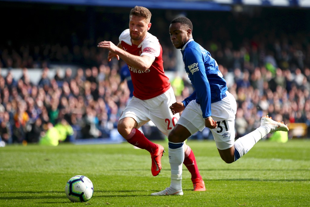 Mustafi is proving to be a liability for Arsenal. (Photo by Clive Brunskill/Getty Images)