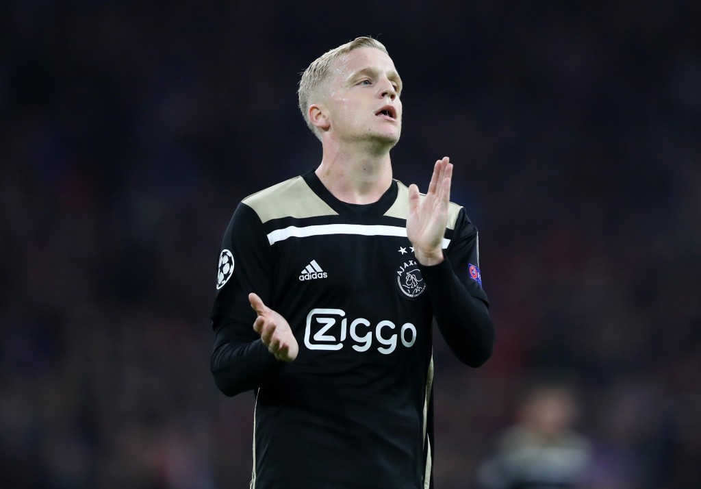 Could van de Beek be turning out for one of his Champions League victims soon? (Photo by Dean Mouhtaropoulos/Getty Images)