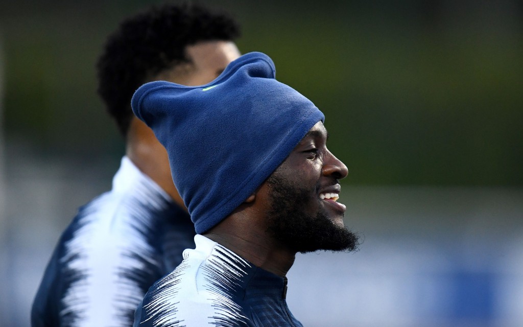 France's midfielder Tanguy Ndombele leaves a training session in Clairefontaine-en-Yvelines on March 19, 2019, as part of the team's preparation for their upcoming Euro 2020 qualification football matches against Moldova and Iceland. (Photo by FRANCK FIFE / AFP) (Photo credit should read FRANCK FIFE/AFP/Getty Images)