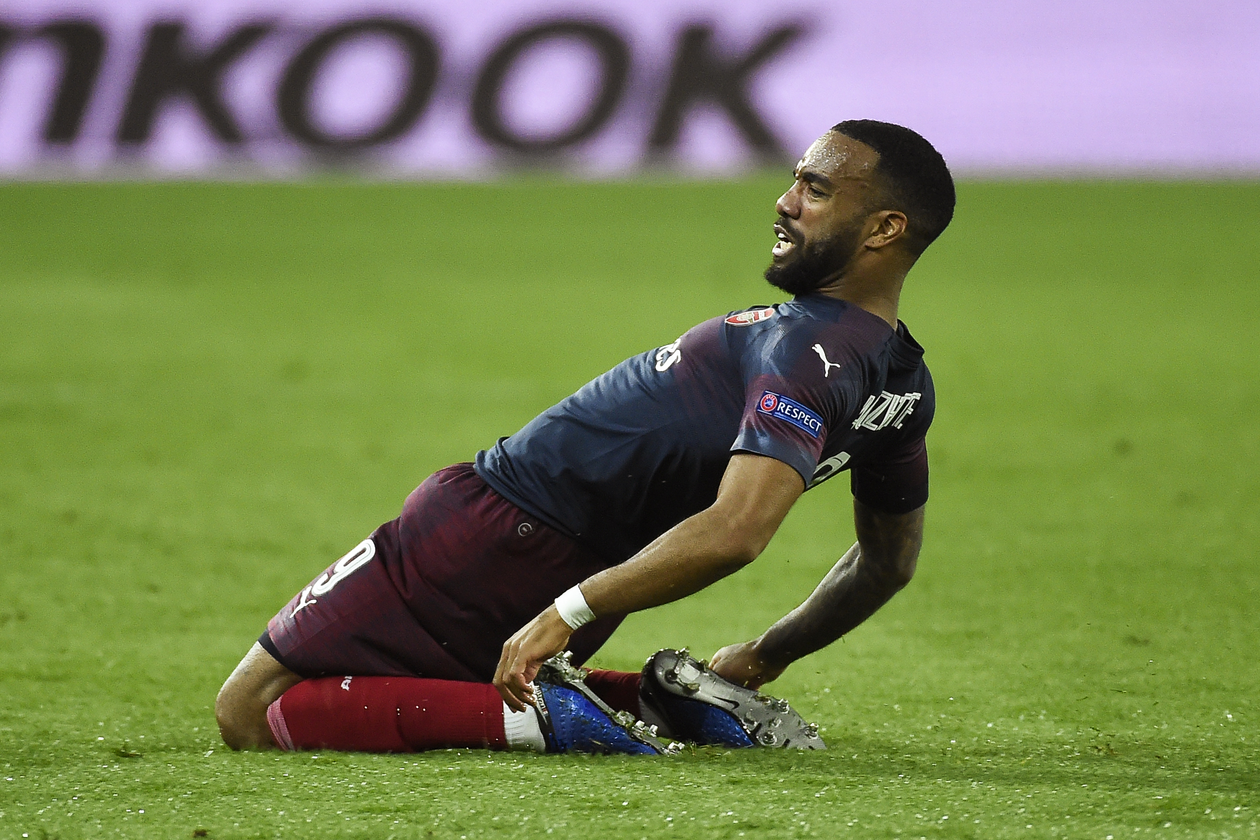 What a performance by Lacazette against Valencia. (Photo courtesy: AFP/Getty)