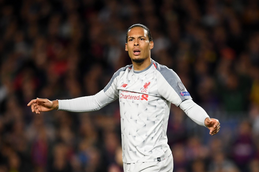 A rare off day for van Dijk. (Photo by Matthias Hangst/Getty Images)