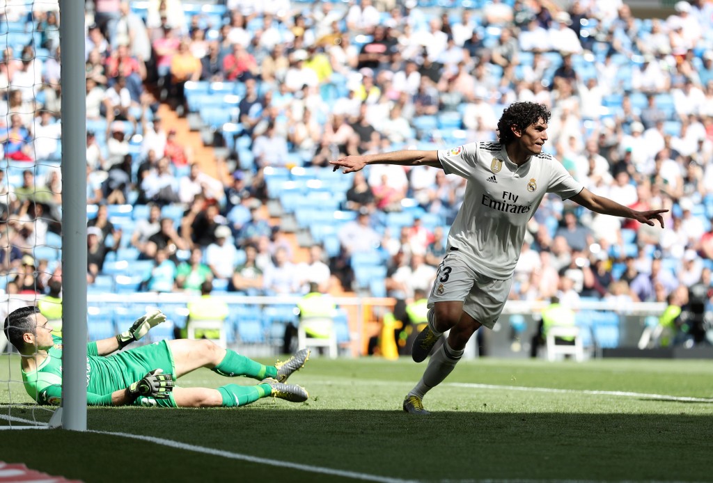 Vallejo scored his first goal for Real Madrid (Photo by Angel Martinez/Getty Images)