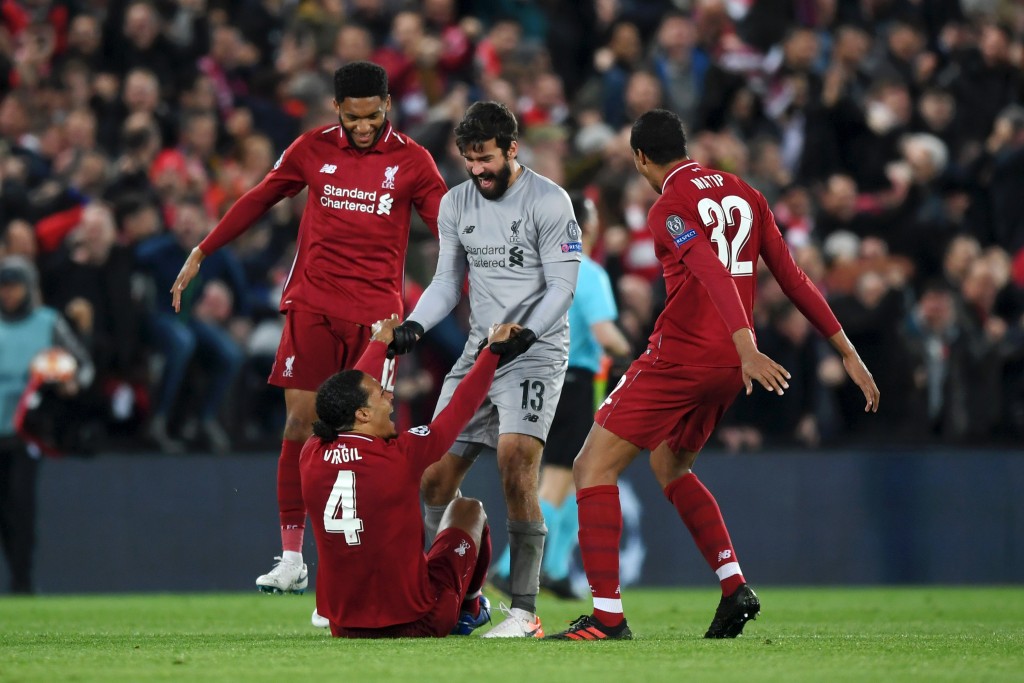 Alisson, Matip, van Dijk all colossal (Photo by Shaun Botterill/Getty Images)