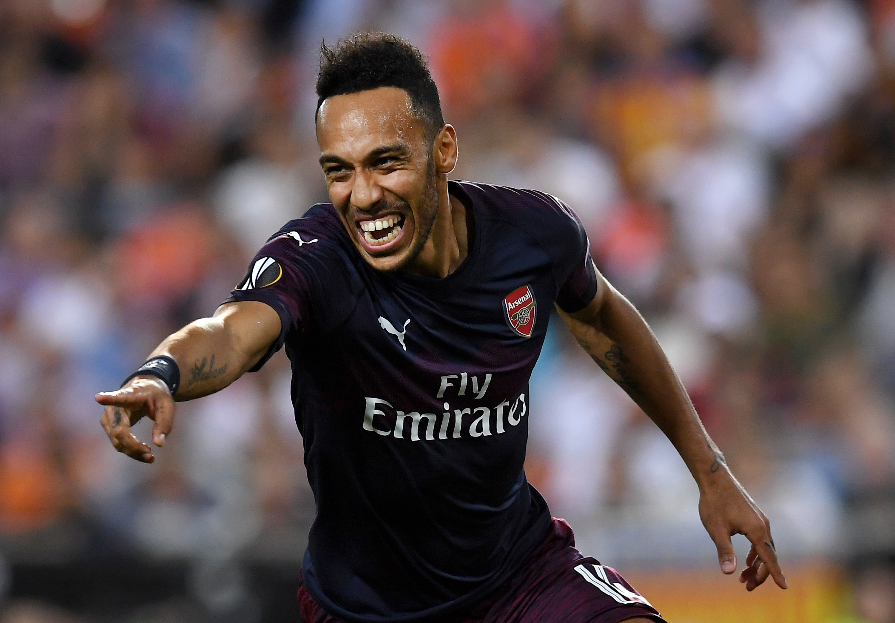 Aubameyang on fire! (Photo courtesy: AFP/Getty)
