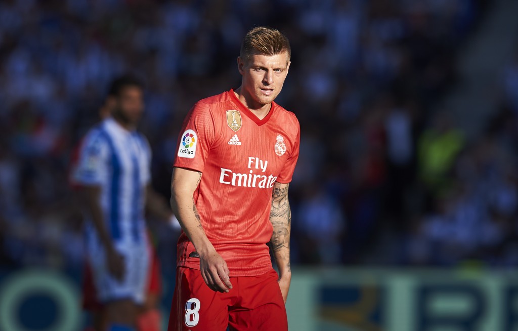 Could Kroos be donning the red of Liverpool soon? (Photo by Juan Manuel Serrano Arce/Getty Images)