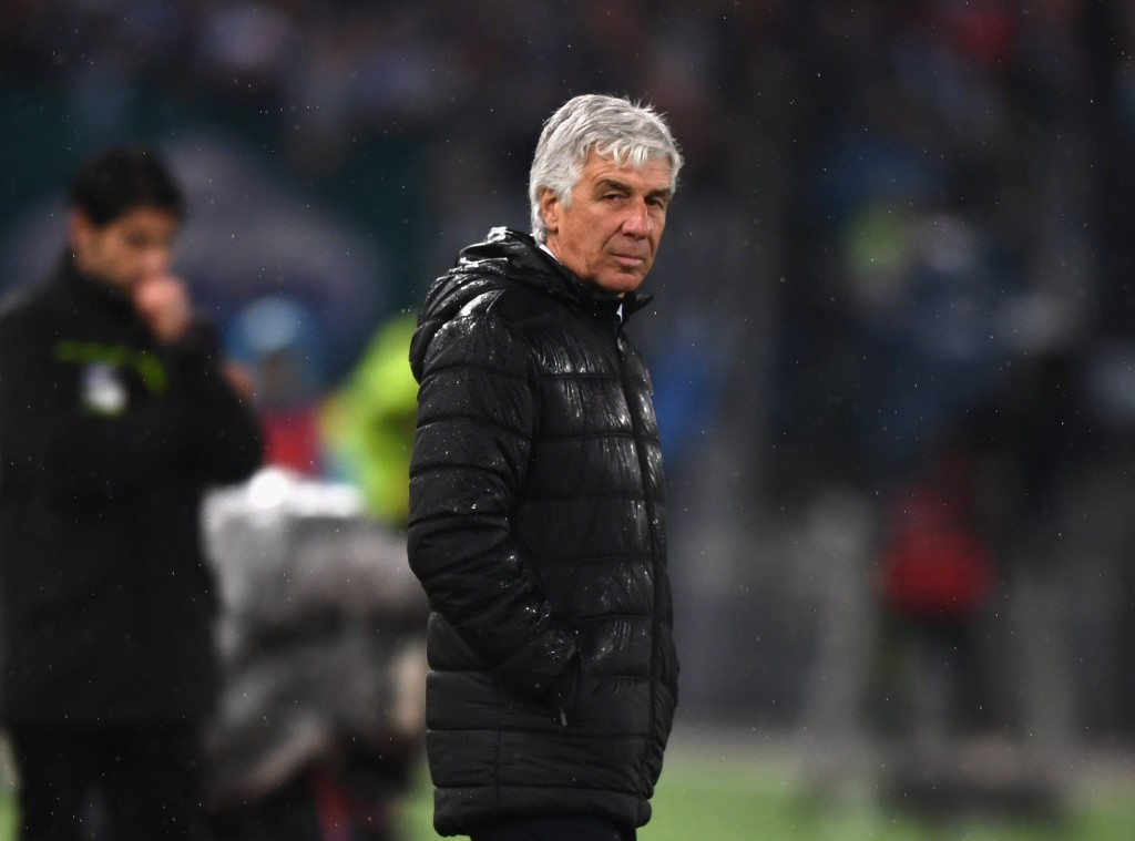 ROME, ITALY - MAY 15: Gian Piero Gasperini, head coach of Atalanta BC, is seen during the TIM Cup Final match between Atalanta BC and SS Lazio at Stadio Olimpico on May 15, 2019 in Rome, Italy. (Photo by Claudio Villa/Getty Images for Lega Serie A)