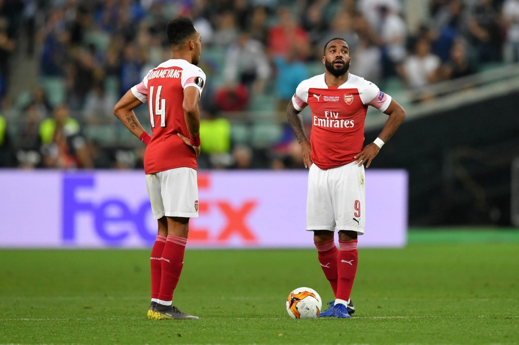 Arsenal's formidable strikers failed to show up on the big stage. (Photo courtesy: AFP/Getty)