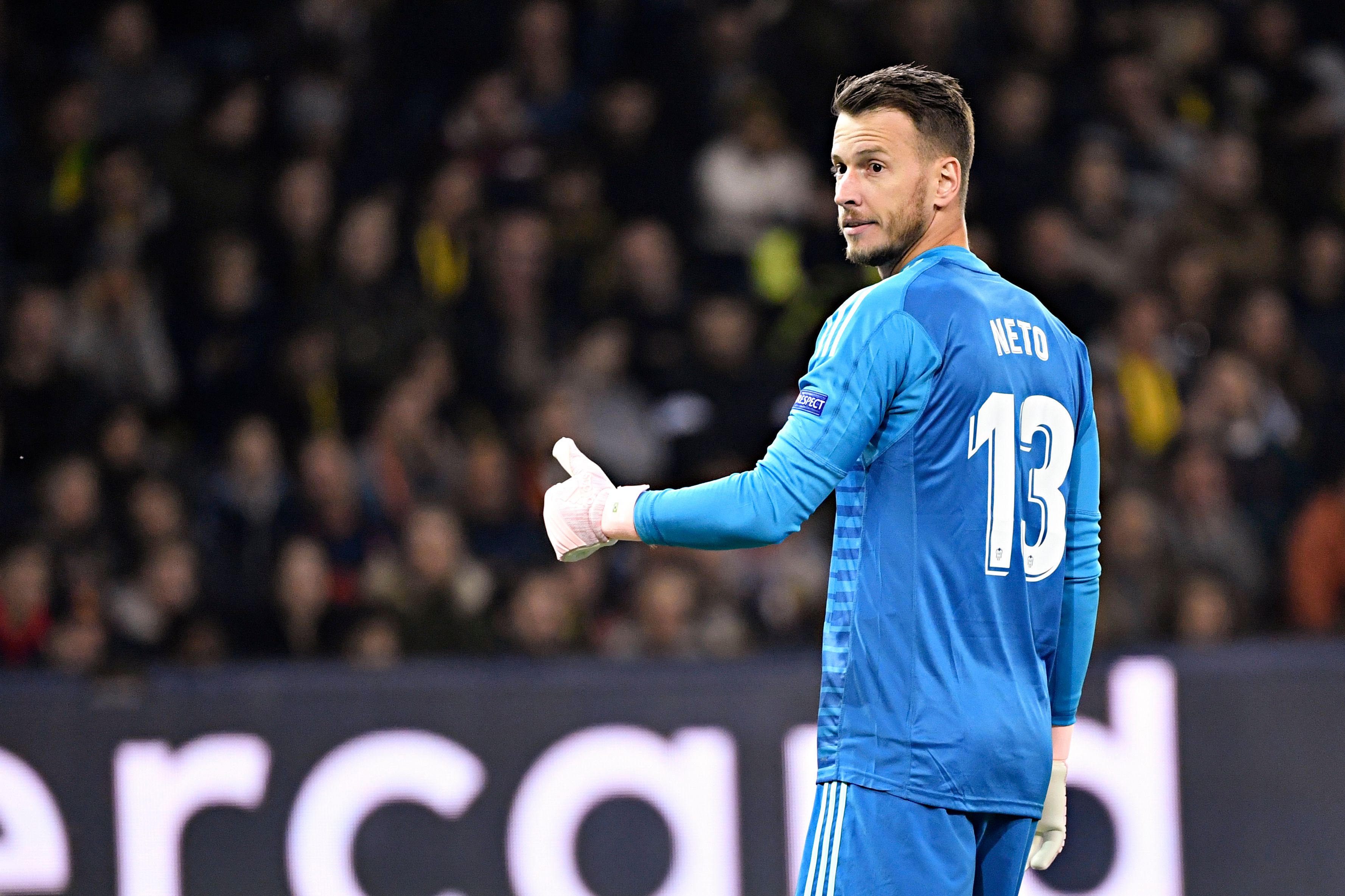 Neto to join Barcelona (Photo credit should read ALAIN GROSCLAUDE/AFP/Getty Images)