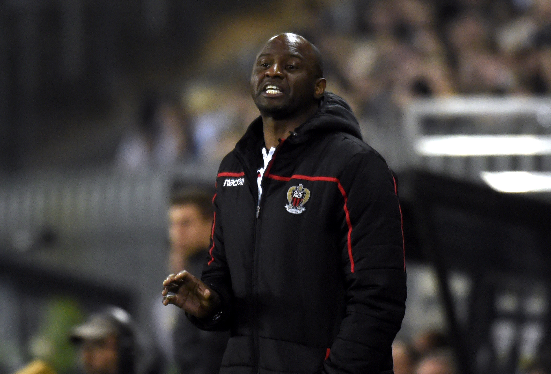 Can Patrick Vieira lead Nice to a win over PSG? (Photo by FRANCOIS LO PRESTI/AFP/Getty Images)