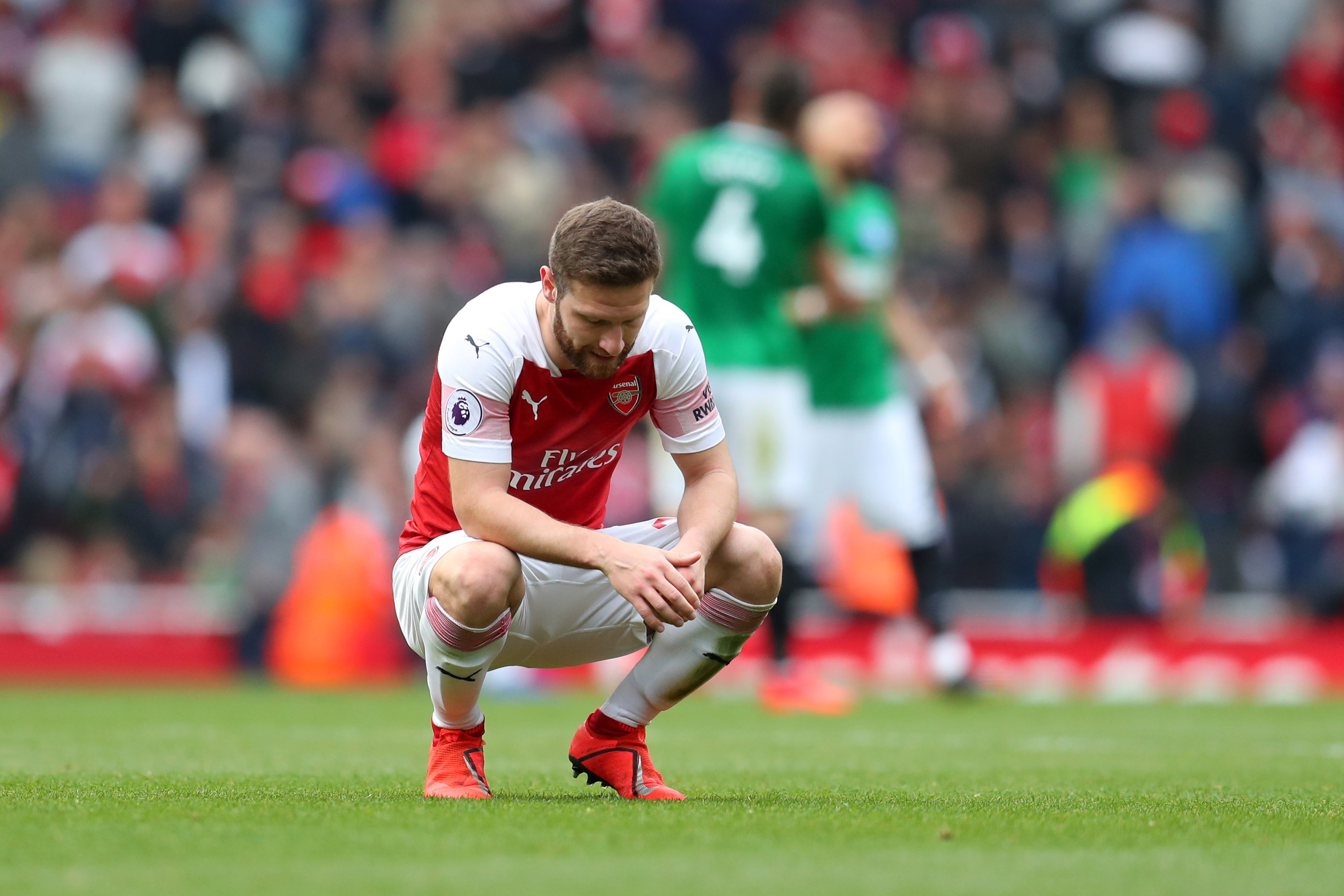 Coudl Mustafi leave Arsenal for AC Milan? (Photo courtesy: AFP/Getty)