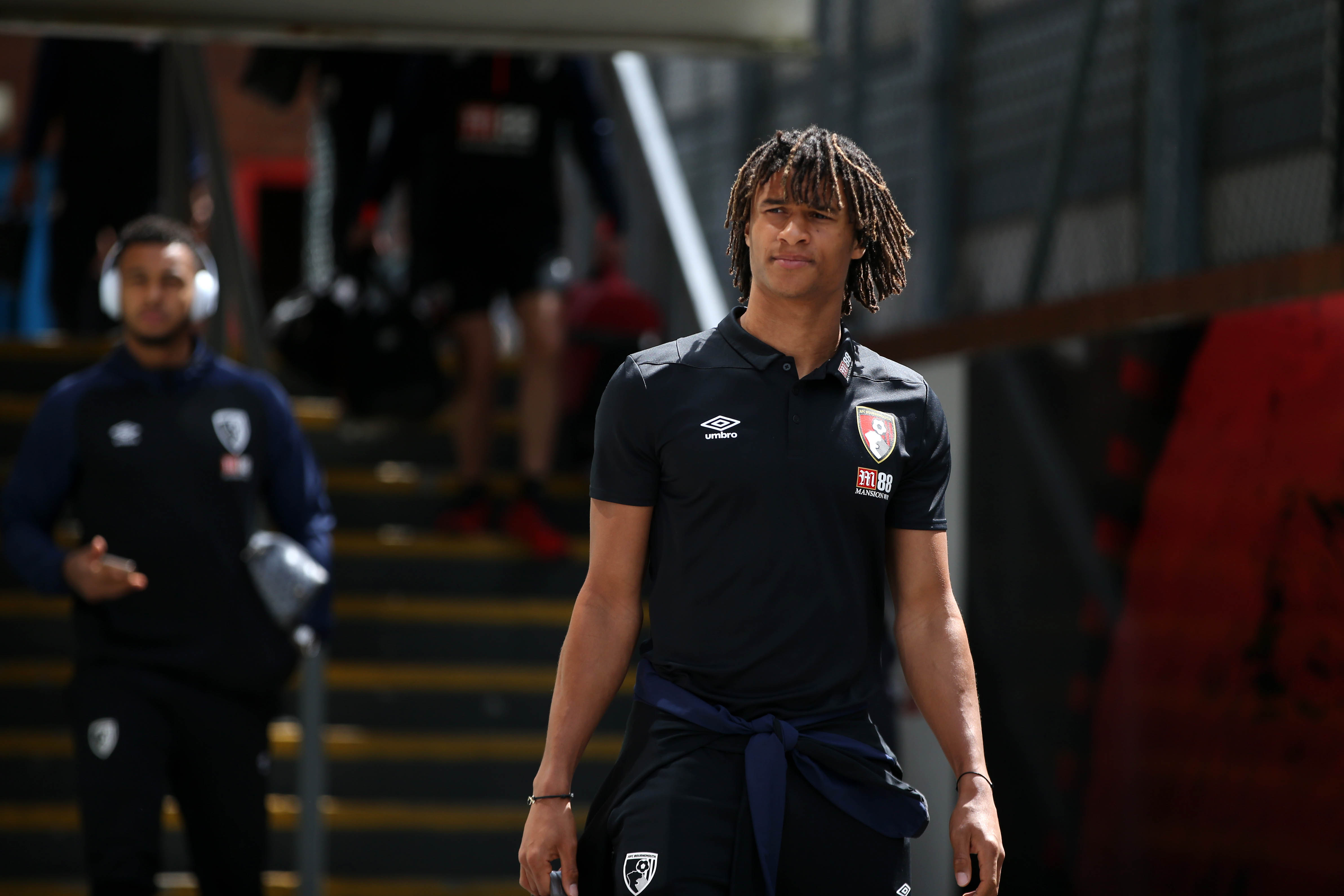 LONDON, ENGLAND - MAY 12: Nathan Ake of AFC Bournemouth arrives at the stadium prior to the Premier League match between Crystal Palace and AFC Bournemouth at Selhurst Park on May 12, 2019 in London, United Kingdom. (Photo by Steve Bardens/Getty Images)