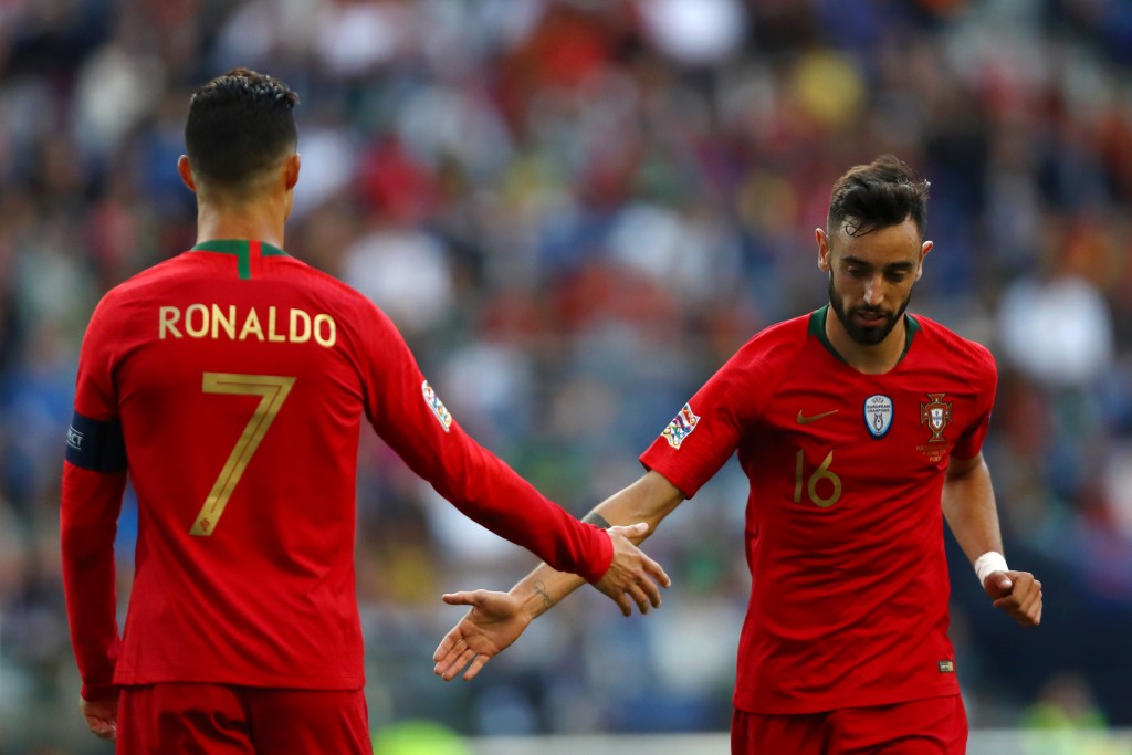 Will Bruno Fernandes step up if Cristiano Ronaldo is absent? (Photo by Dean Mouhtaropoulos/Getty Images)