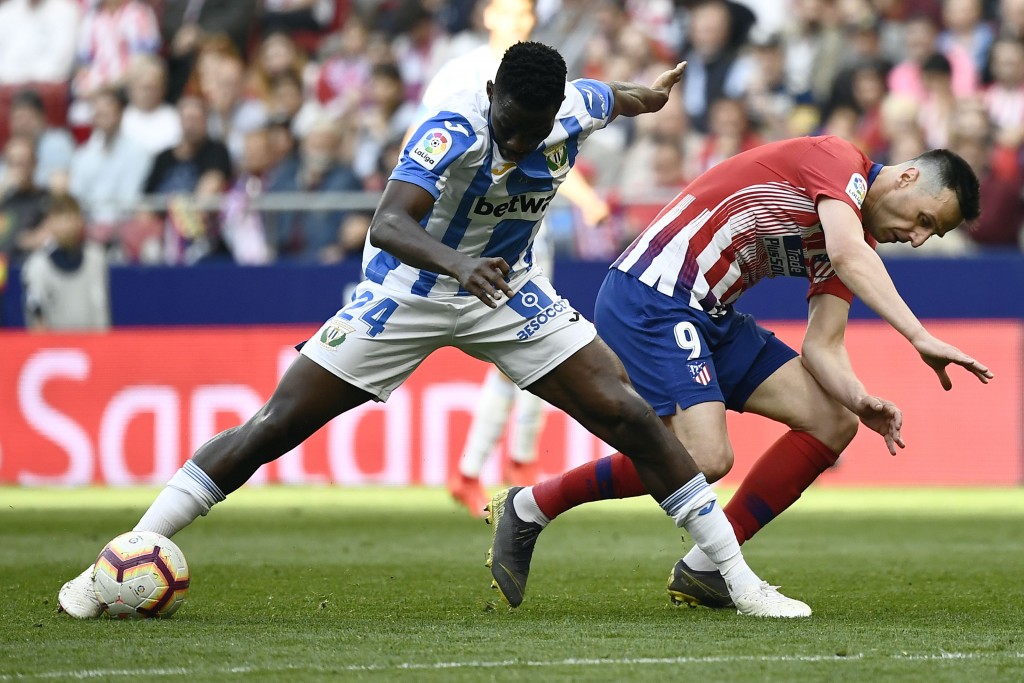 Omeruo to return to Leganes permanently? (Photo by PIERRE-PHILIPPE MARCOU/AFP/Getty Images)