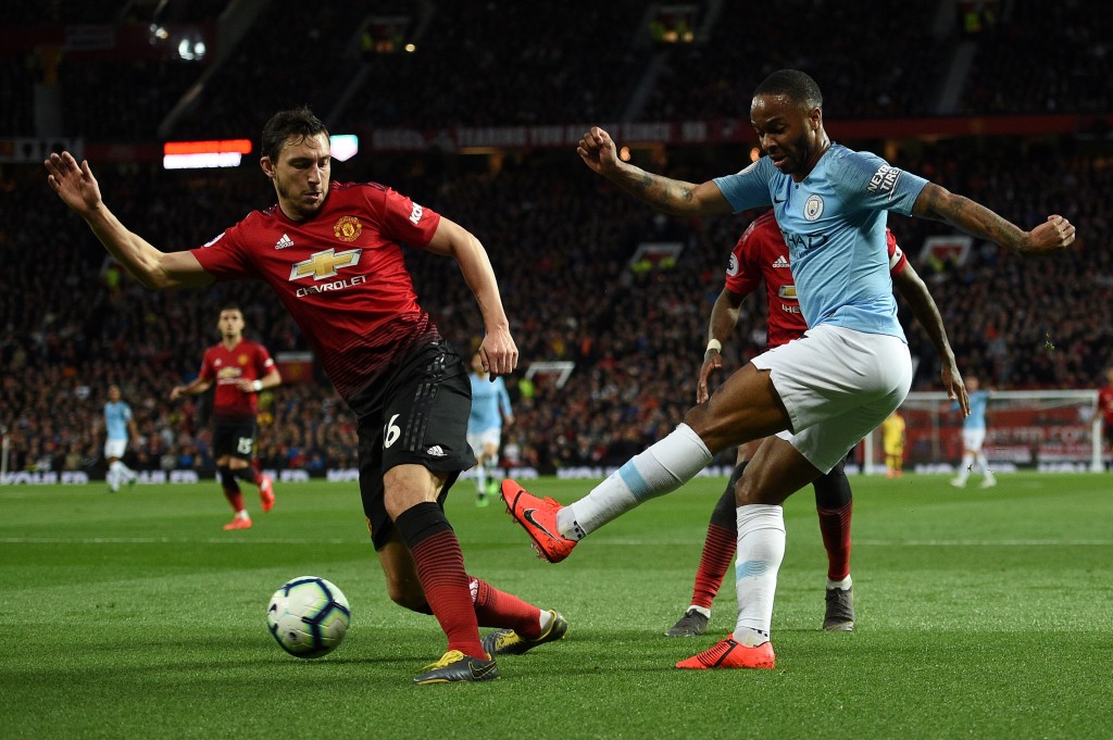 Darmian (L) is set to end his misery at Manchester United. (Photo by Oli Scarff/AFP/Getty Images)