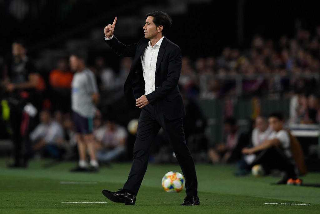 Marcelino will hope his men begin the season on a high. (Photo by Pau Barrena/AFP/Getty Images)
