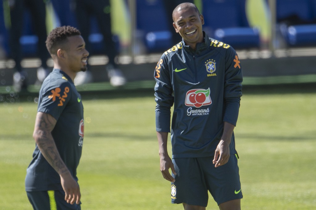 Fernandinho is fit and available for City (Photo by MAURO PIMENTEL/AFP/Getty Images)