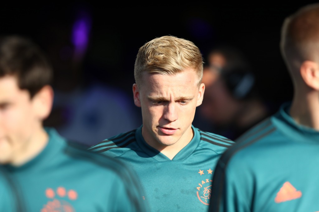 An opportunity is upon van de Beek. (Photo by Dean Mouhtaropoulos/Getty Images)