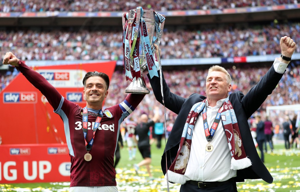 Will Dean Smith, Jack Grealish & co. have another Wembley moment? (Picture Courtesy - AFP/Getty Images)