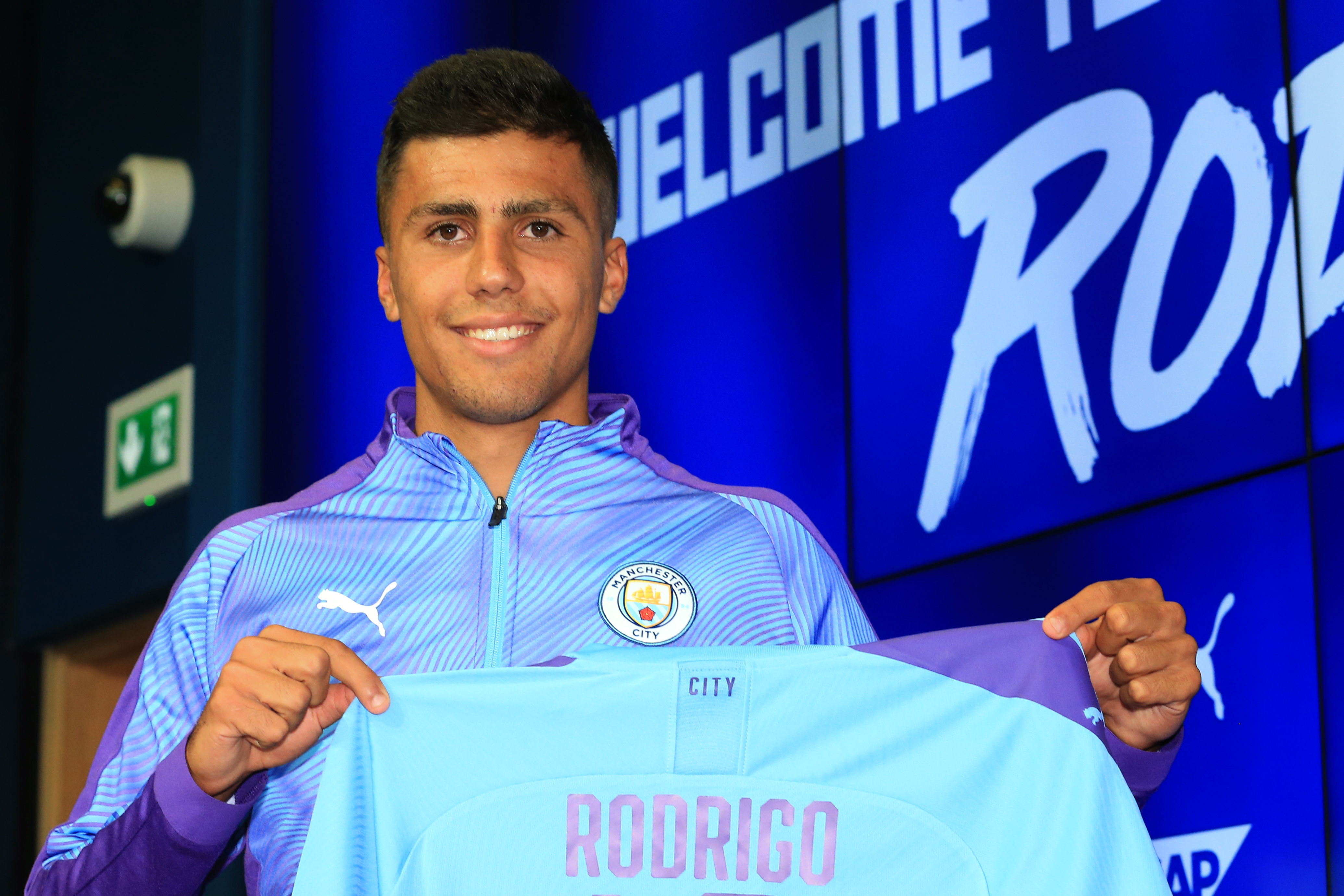 Rodri set to come up against his former club (Photo by Lindsey ParnabyAFP/Getty Images)