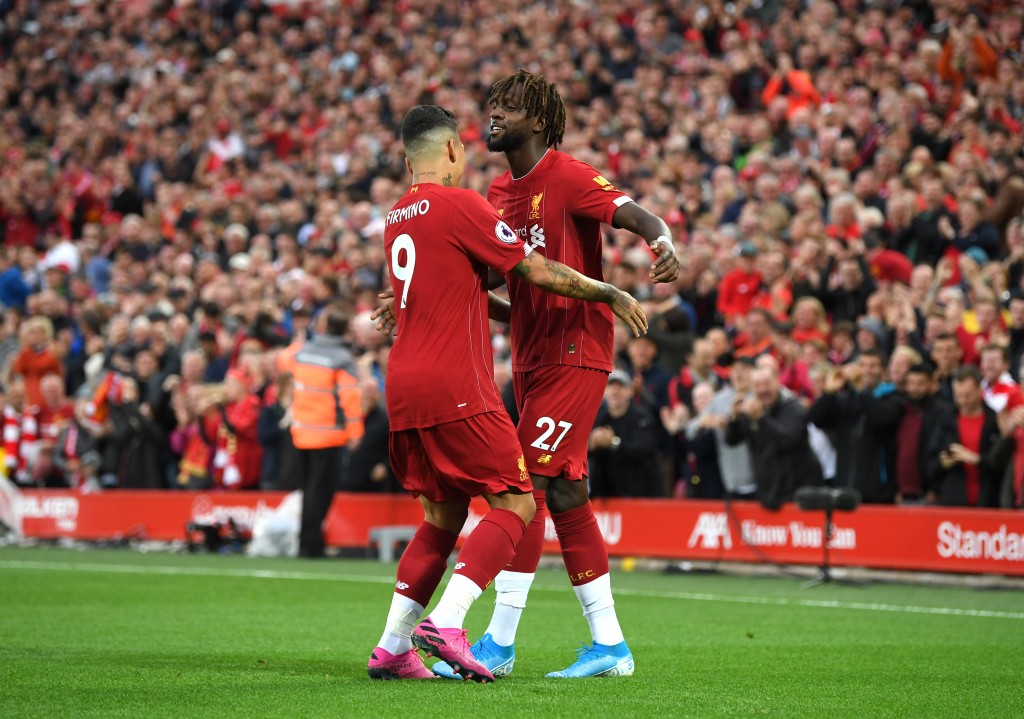 Origi and Firmino were key contributors to the win. (Photo by Michael Regan/Getty Images)