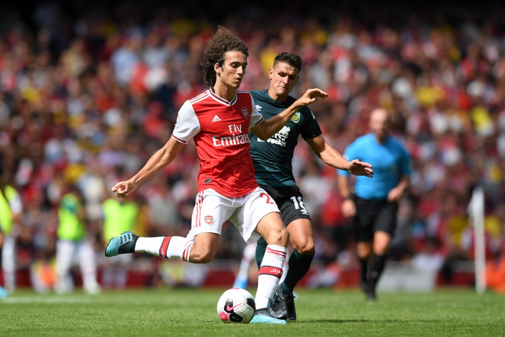 Guendouzi was imperious in Arsenal's midfield as he helped his side secure three points against Burnley. (Photo by Michael Regan/Getty Images)