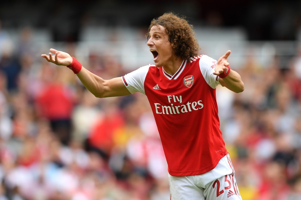 David Luiz impressed on his first Arsenal appearance. (Photo by Michael Regan/Getty Images)
