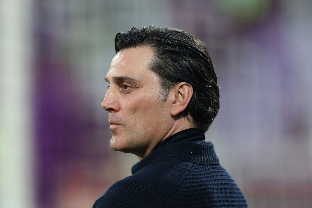 FLORENCE, ITALY - MAY 11: Vincenzo Montella manager of ACF Fiorentina looks on during the Serie A match between ACF Fiorentina and AC Milan at Stadio Artemio Franchi on May 11, 2019 in Florence, Italy. (Photo by Gabriele Maltinti/Getty Images)