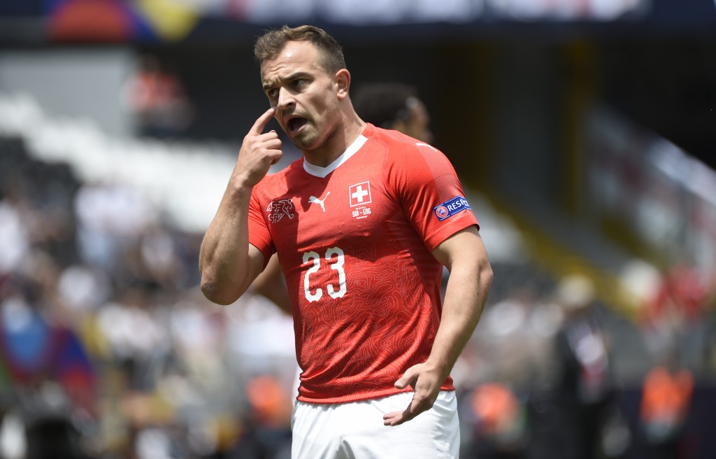 No Shaqiri for Switzerland (Photo by MIGUEL RIOPA/AFP/Getty Images)