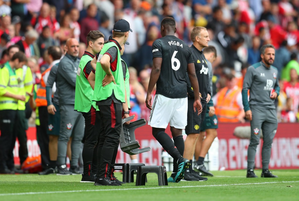 Pogba out with an ankle injury (Photo by Catherine Ivill/Getty Images)