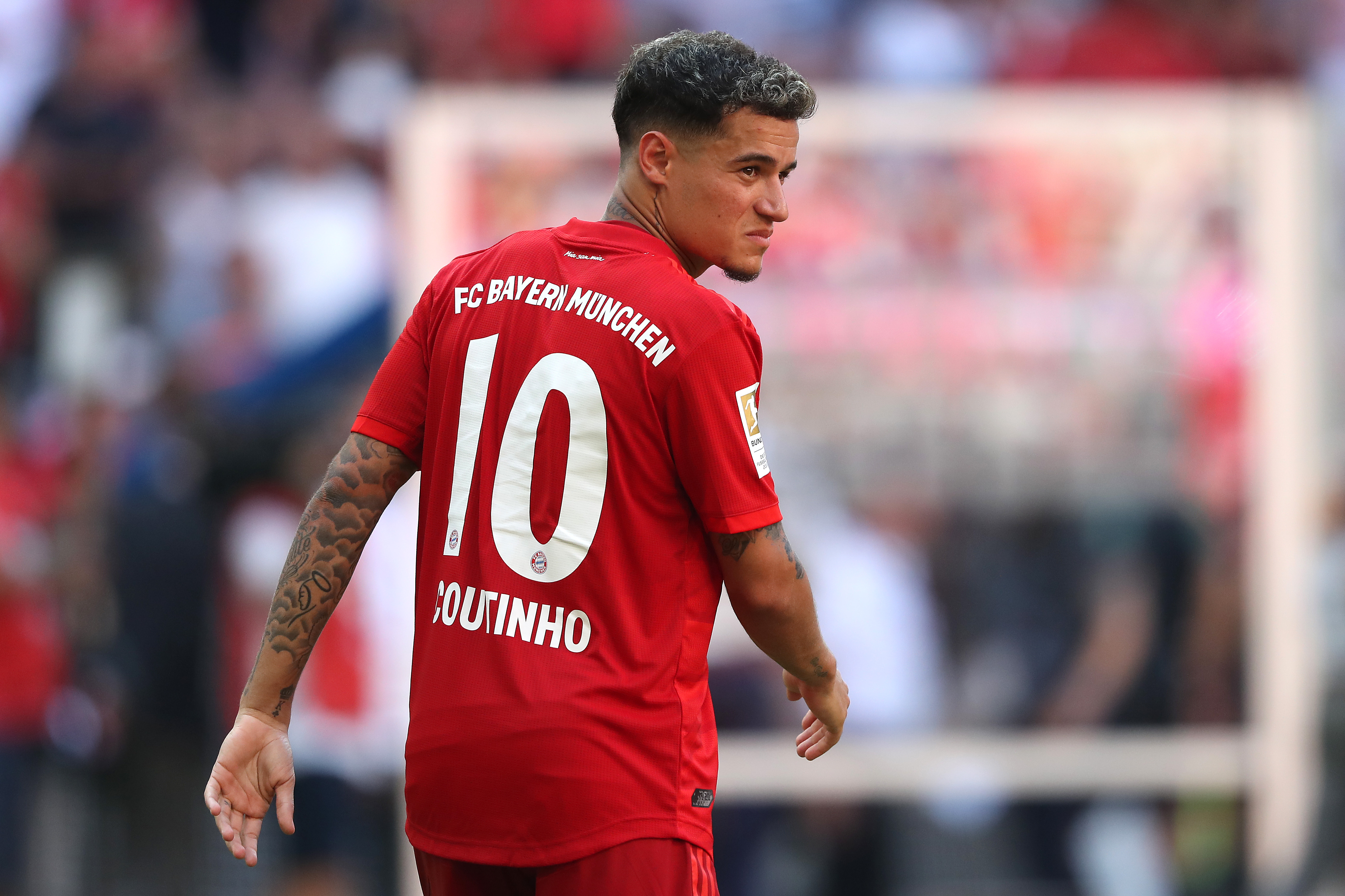 Coutinho likely to miss out on Sunday (Photo by Alexander Hassenstein/Bongarts/Getty Images)