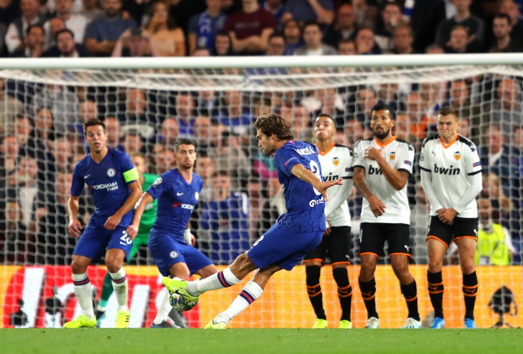 Alonso came the closest to scoring for Chelsea. (Photo by Richard Heathcote/Getty Images)
