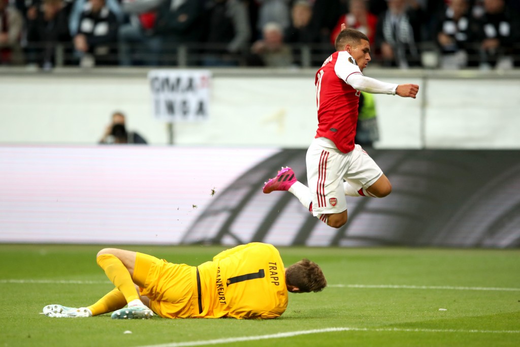 Torreira was solid against Frankfurt. (Photo by Christian Kaspar-Bartke/Bongarts/Getty Images)