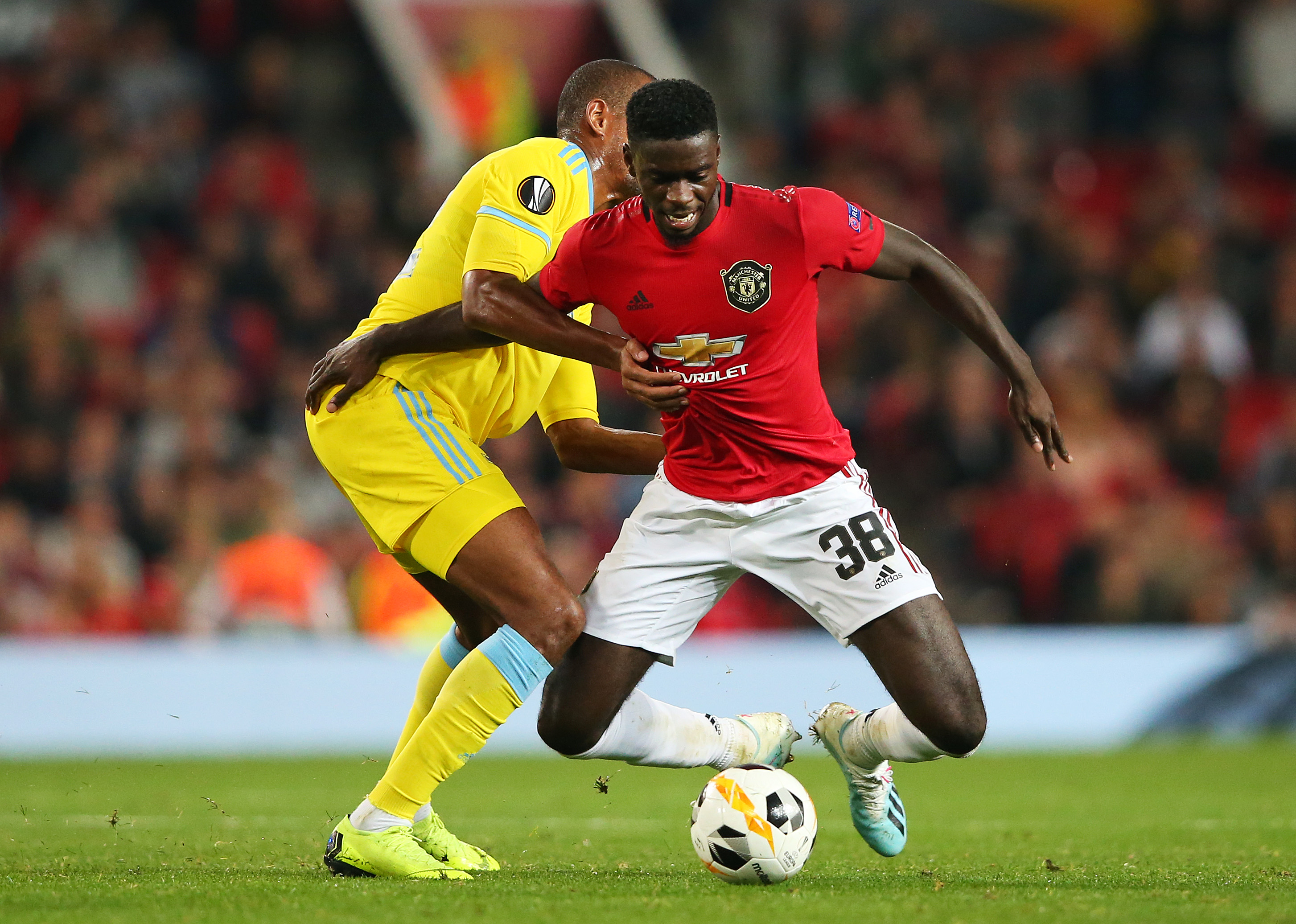 Newcastle United and Aston Villa vying to sign Tuanzebe. (Photo by Alex Livesey/Getty Images)