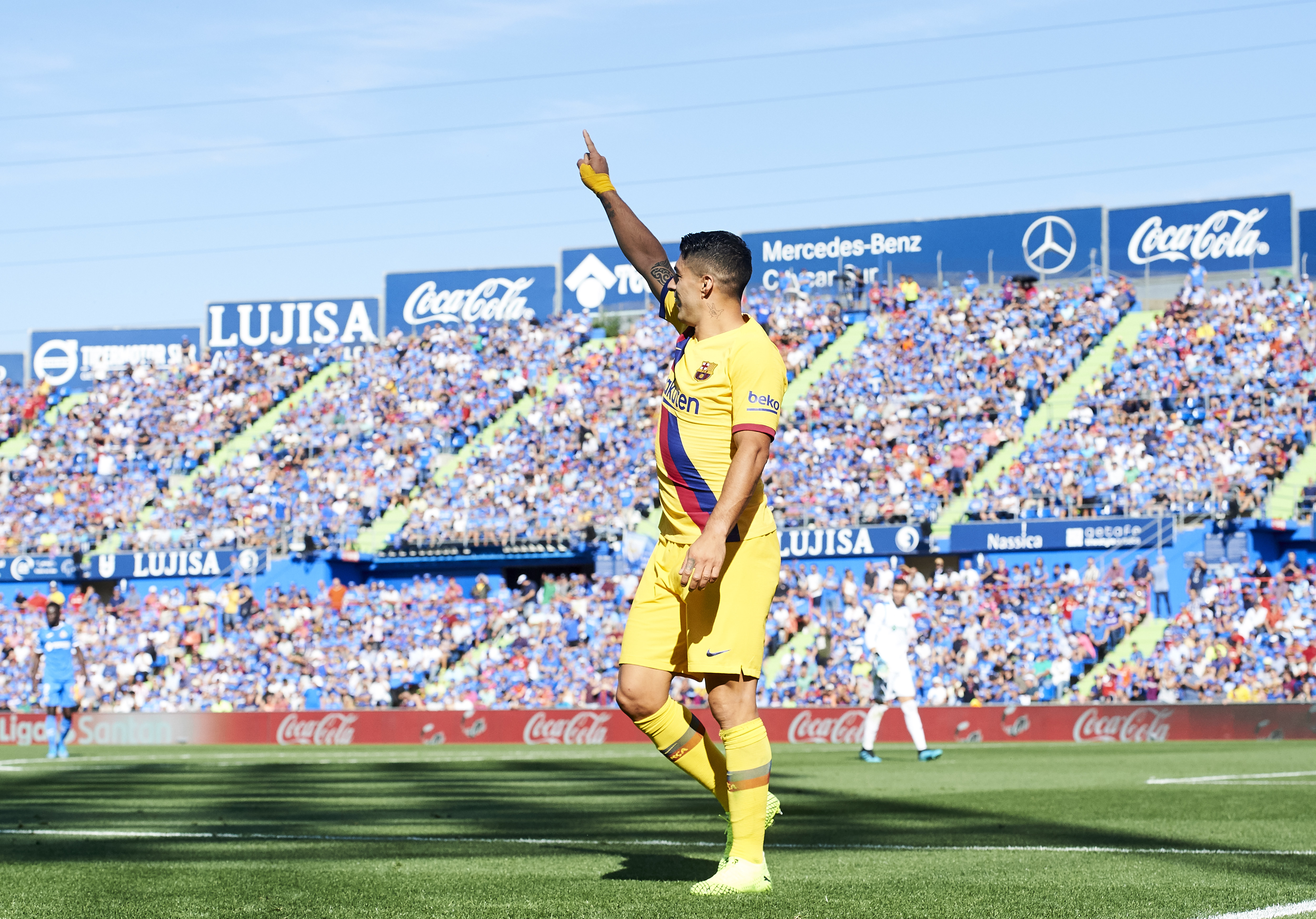 Back to fitness. (Photo by Aitor Alcalde/Getty Images)