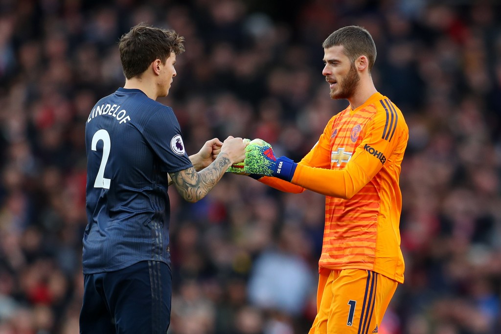 Lindelof and De Gea should return to the team on Sunday (Photo by Catherine Ivill/Getty Images)