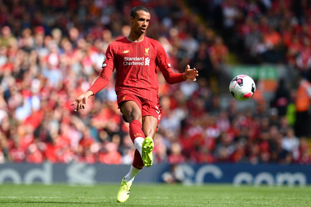 Joel Matip is a doubt for Wednesday's game (Photo by PAUL ELLIS/AFP/Getty Images)