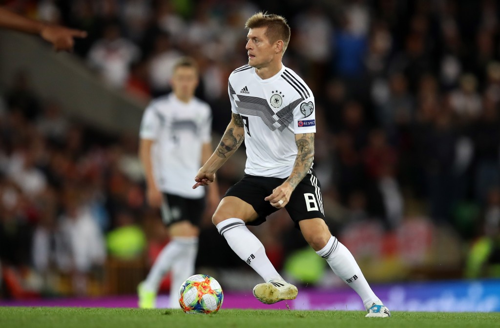 Toni Kroos has pulled out of the German squad due to injury. (Photo by Alex Grimm/Bongarts/Getty Images)