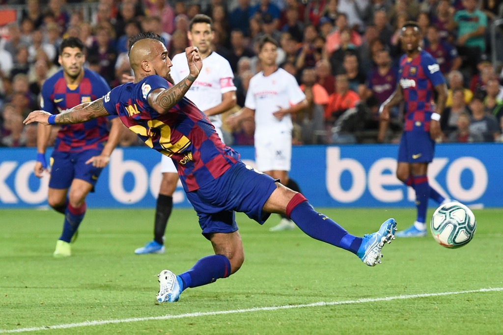 Vidal was on the scoresheet (Photo by JOSEP LAGO/AFP via Getty Images)