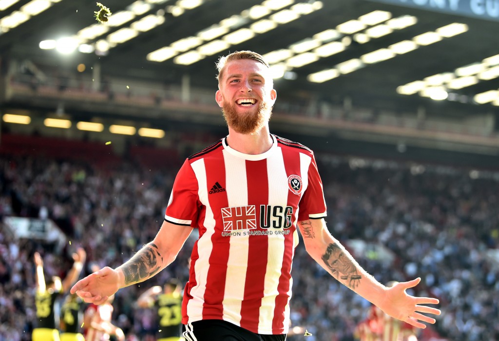 Oliver McBurnie faces a late fitness test ahead of the game. (Photo by Nathan Stirk/Getty Images)