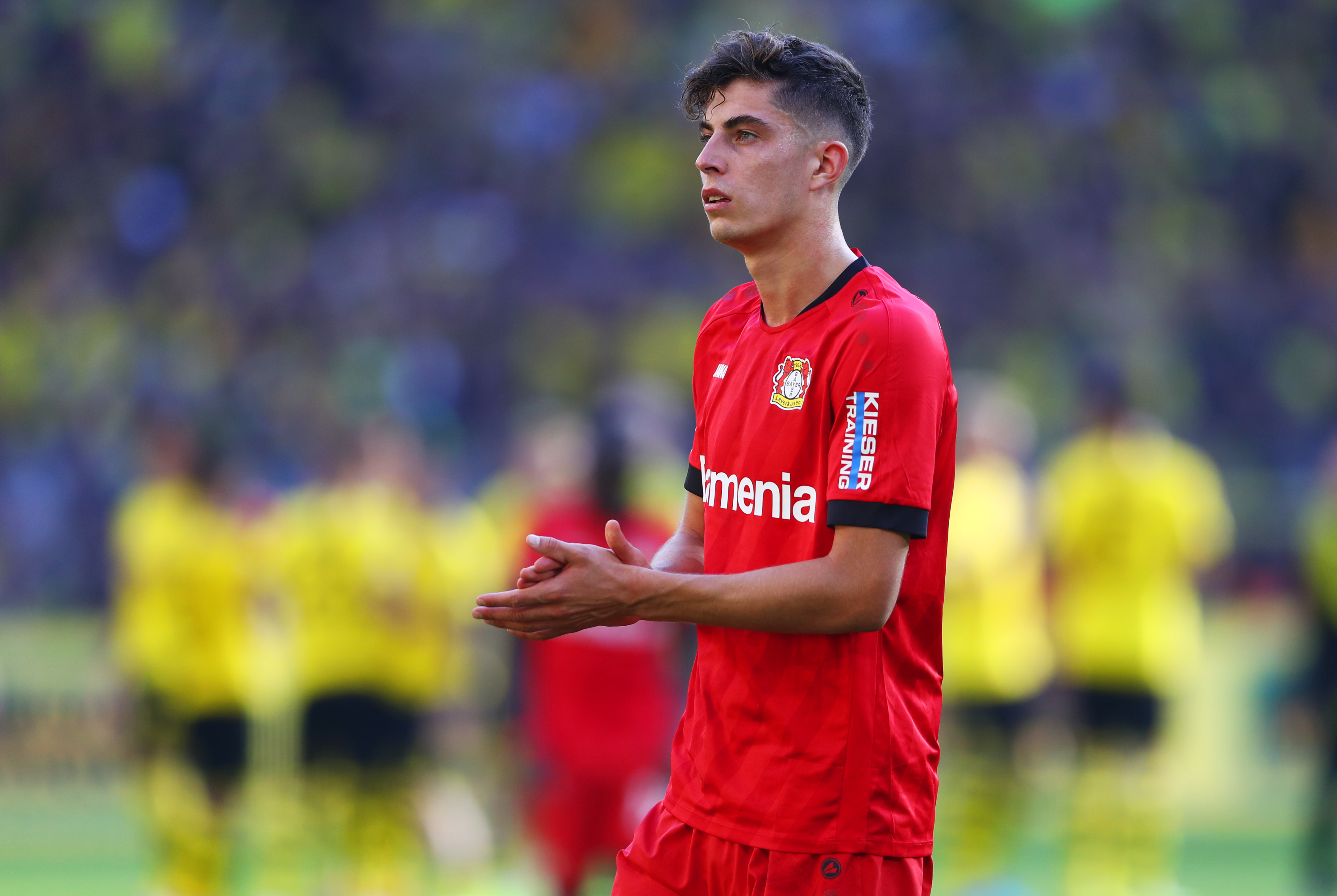 Bayer Leverkusen's key man. (Photo by Lars Baron/Bongarts/Getty Images)