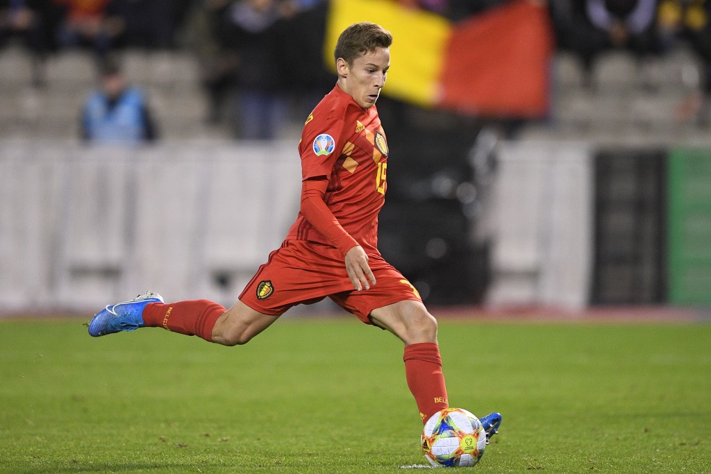 18-year-old Yari Verschaeren could start for Belgium (Photo by YORICK JANSENS/BELGA/AFP via Getty Images)