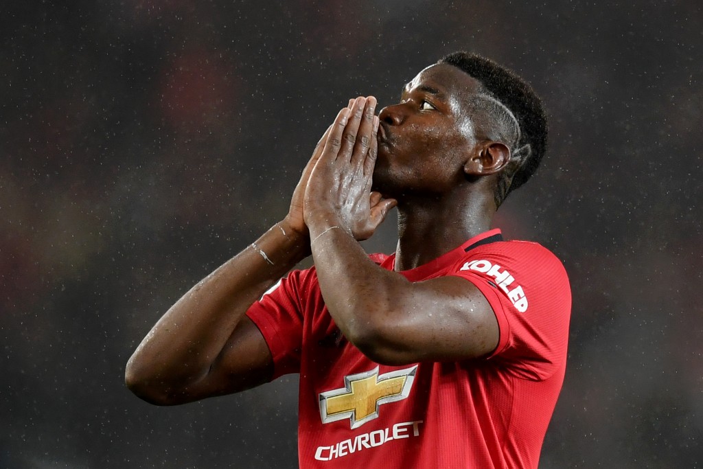 Pogba is sidelined again. (Photo by Michael Regan/Getty Images)
