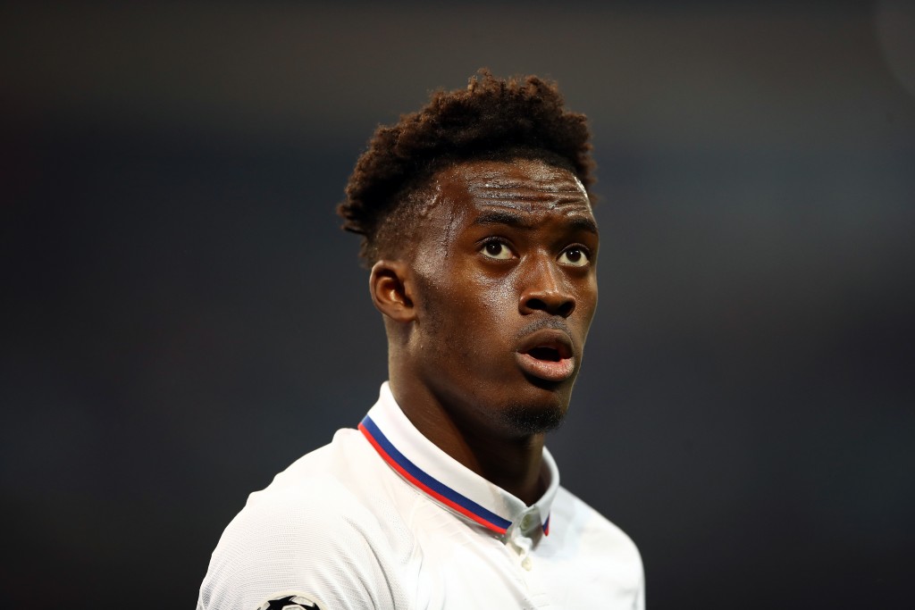 LILLE, FRANCE - OCTOBER 02: Callum Hudson-Odoi of Chelsea looks on during the UEFA Champions League group H match between Lille OSC and Chelsea FC at Stade Pierre Mauroy on October 02, 2019 in Lille, France. (Photo by Bryn Lennon/Getty Images)